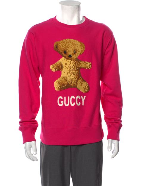 Pink ‘Guccy’ Teddy Bear Sweatshirt 